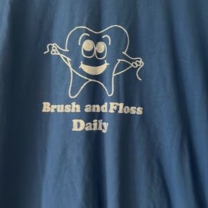 Brush and Floss Daily T-Shirt Size Medium